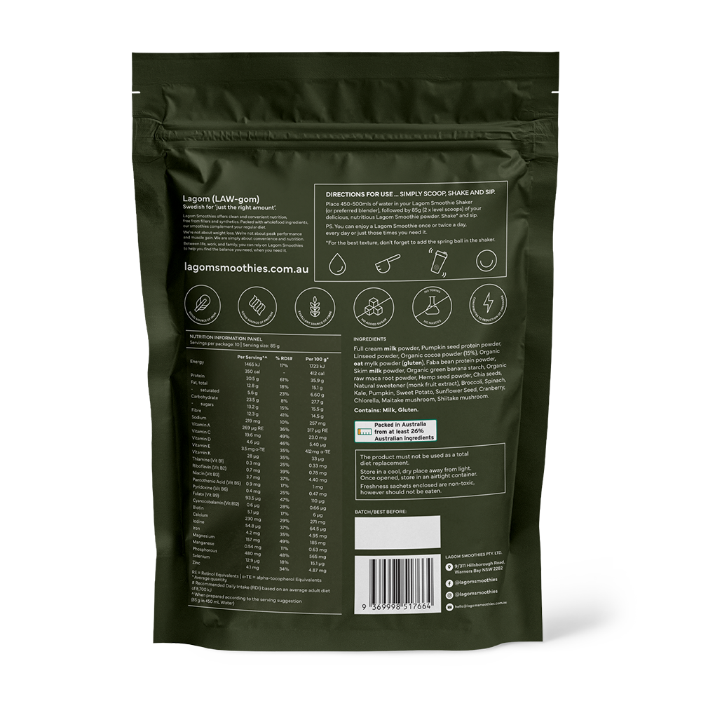 The Lagom Bundle - Nutritious Meal (Cocoa)
